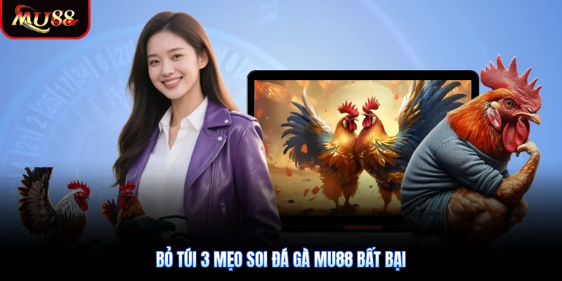 Bỏ túi 3 mẹo soi đá gà Mu88 bất bại